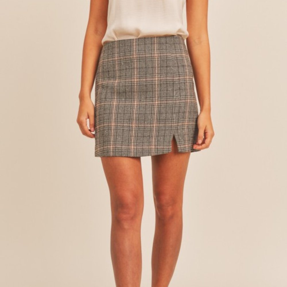 Plaid Mini Skirt